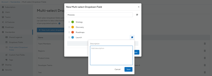 Creating multi-dropdown fields
