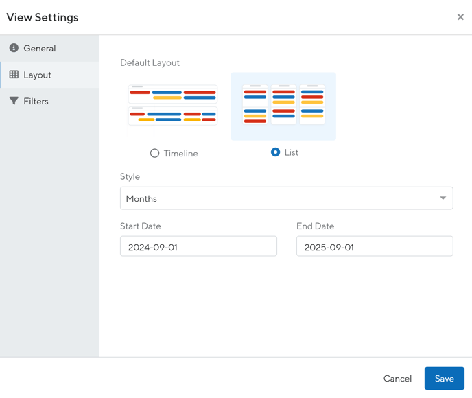 Select List View