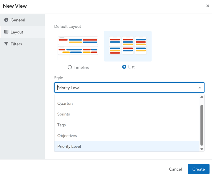 custom fields for list view