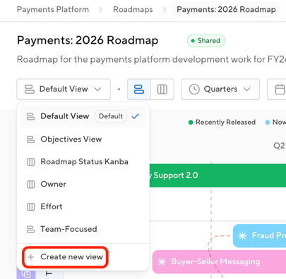 roadmap-createnewview